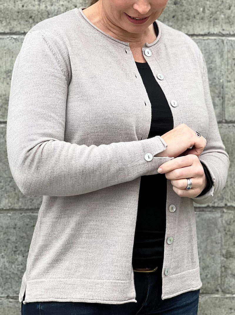 Mid - Button Cardigan - Glowing Sky New Zealand