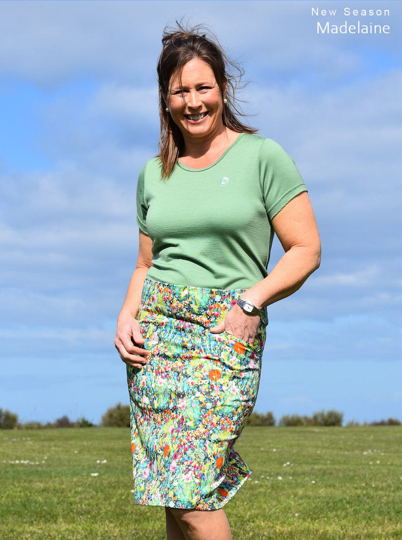 Unclassified - Everyday Pocket Skirt - Glowing Sky New Zealand