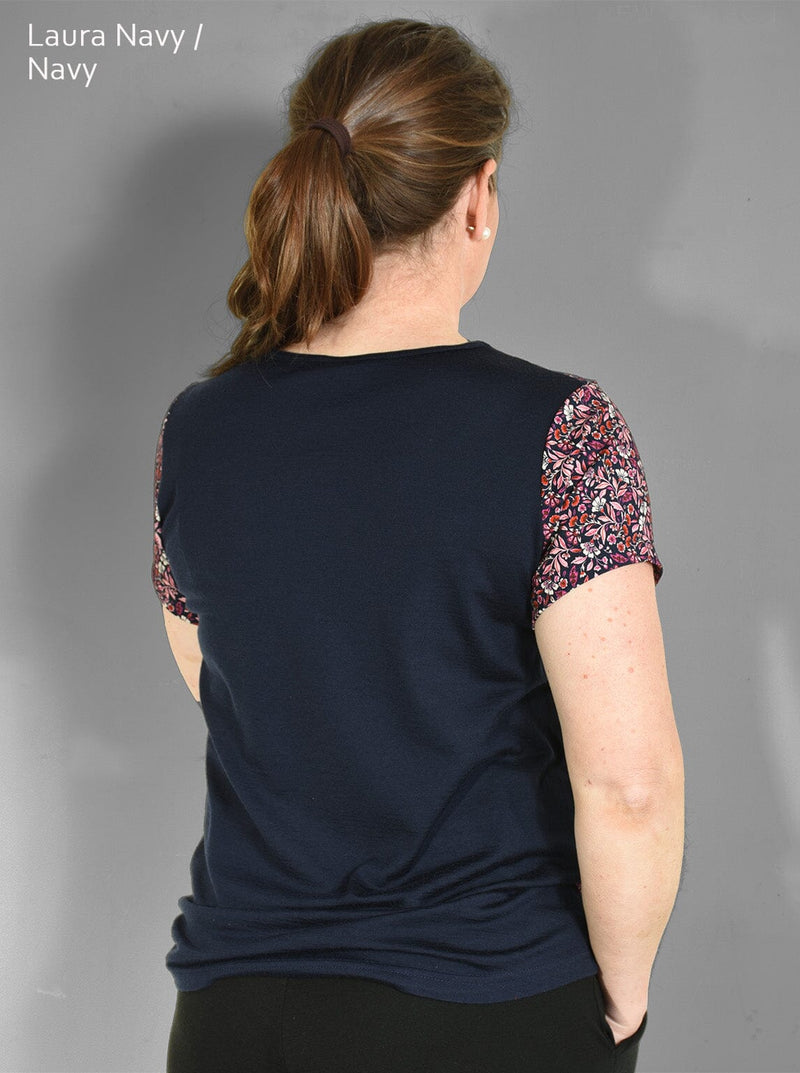 Mid - Limited edition merino tee - Glowing Sky New Zealand