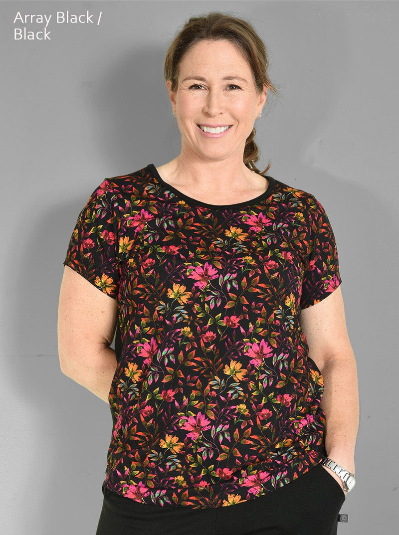 Mid - Limited edition merino tee - Glowing Sky New Zealand