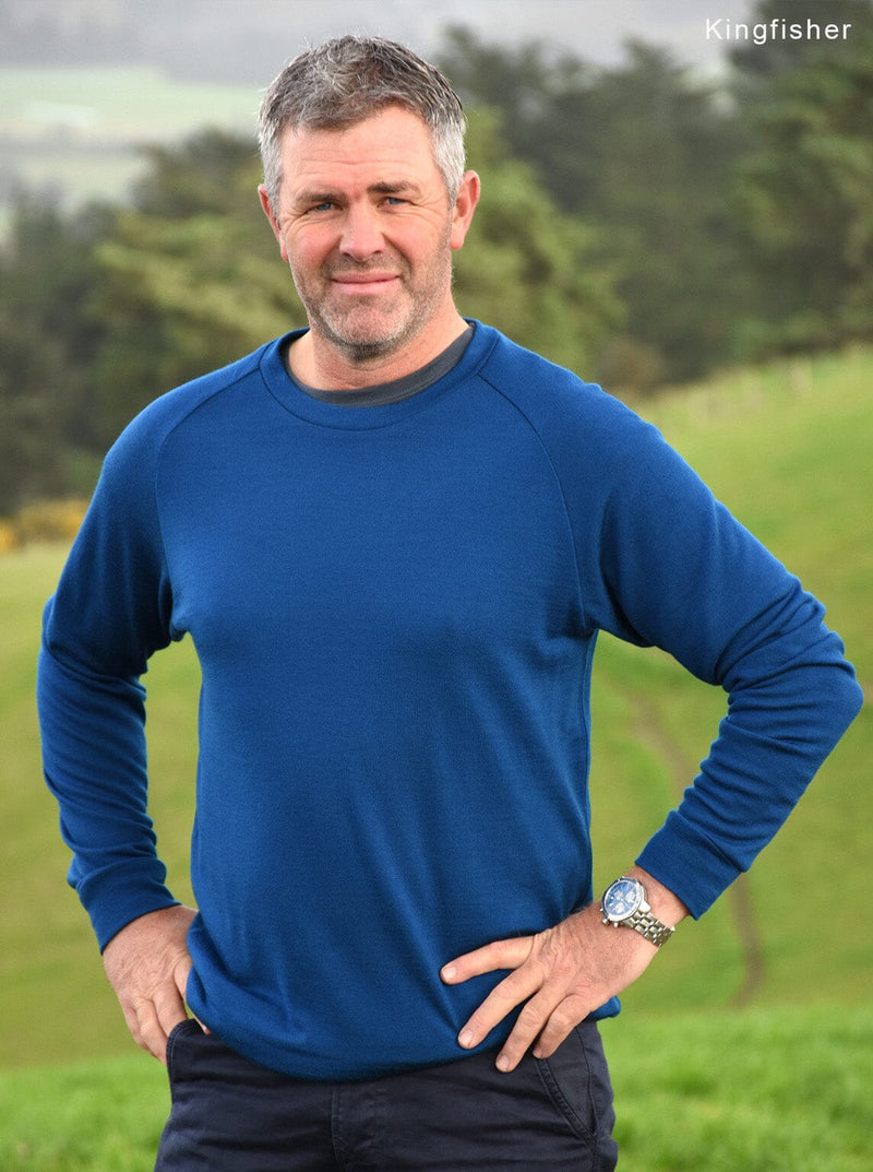 Men's Merino Raglan Crew