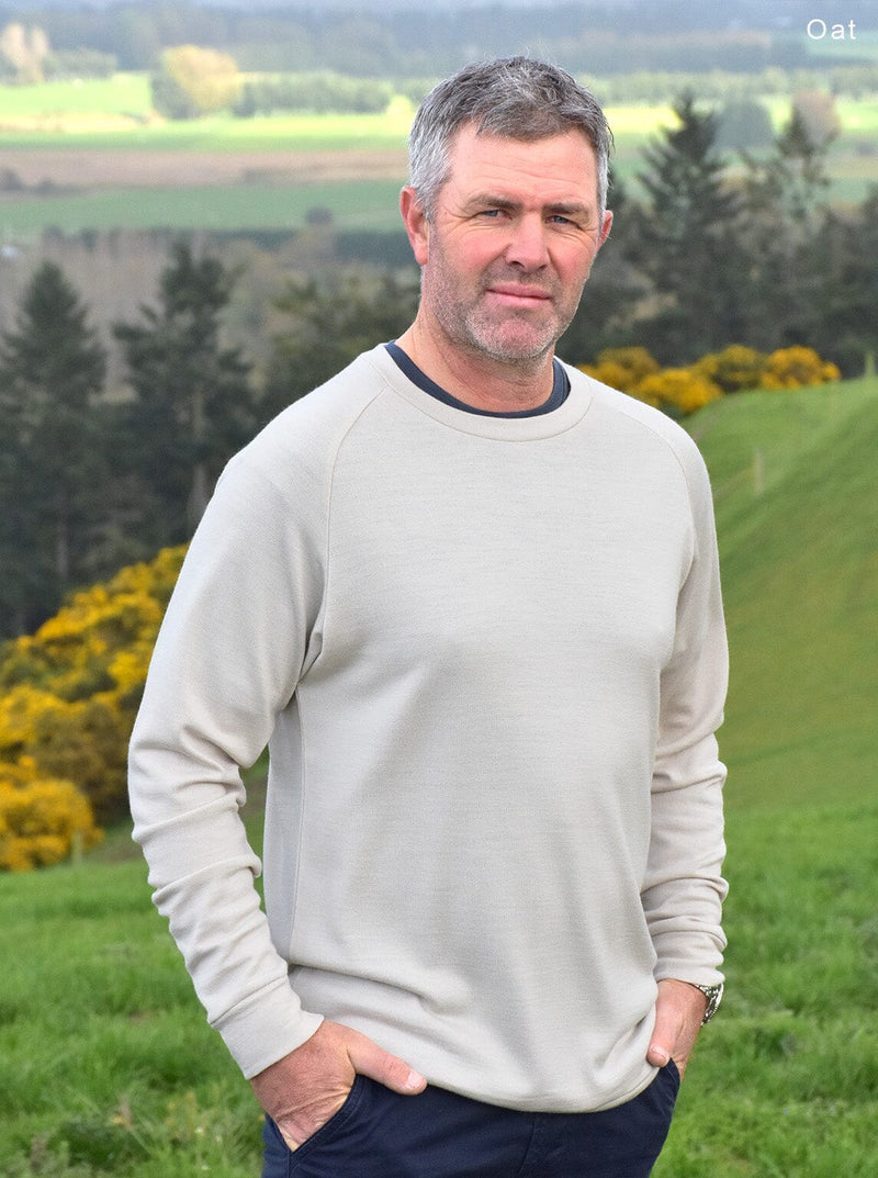 Men's Merino Raglan Crew