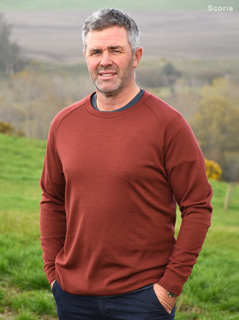 Men's Merino Raglan Crew