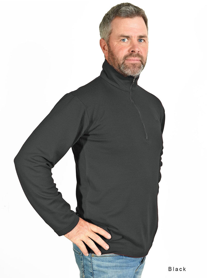 Outer - Merino Half Zip Jersey - Glowing Sky New Zealand