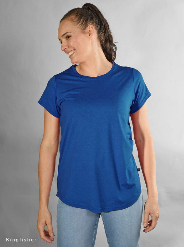 Base - Merino Light Tee - Glowing Sky New Zealand