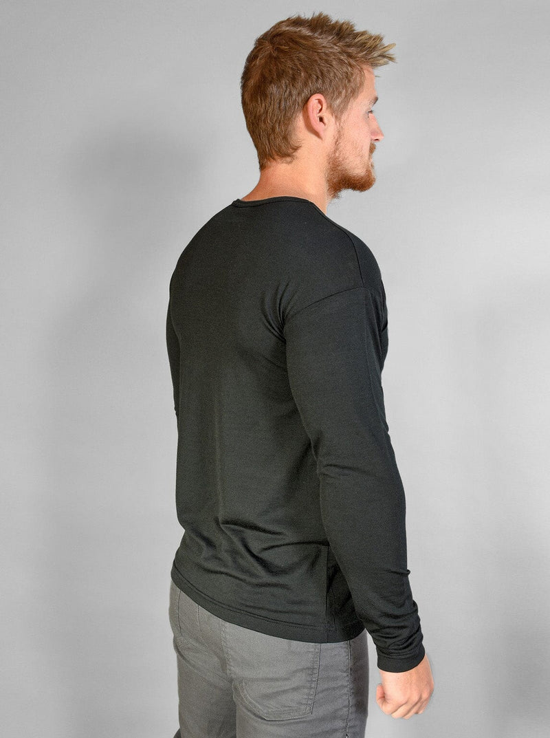 Mid - Merino Long Sleeve Tee - Glowing Sky New Zealand
