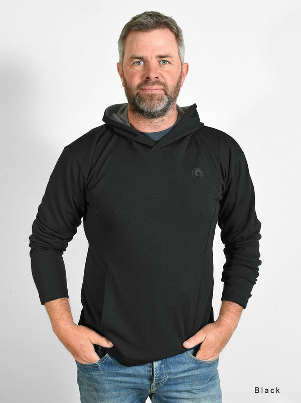 Outer - Merino Pullover Hoodie - Glowing Sky New Zealand