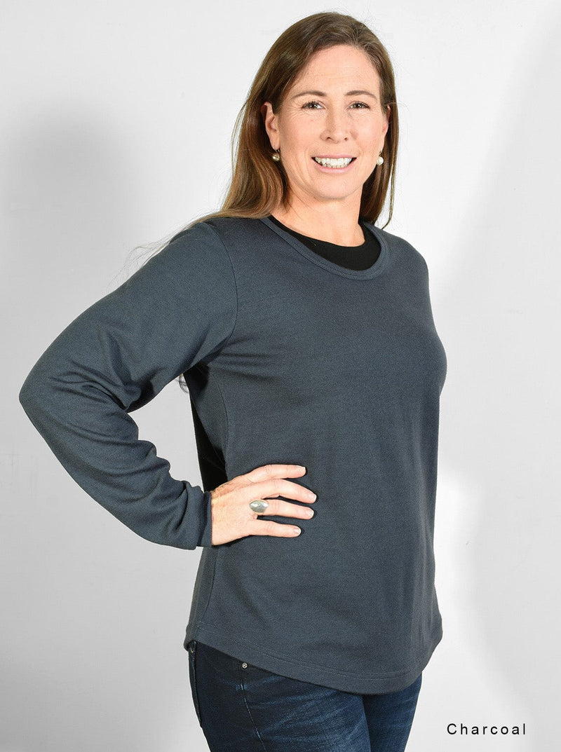Outer - Merino Relax Jumper - Glowing Sky New Zealand
