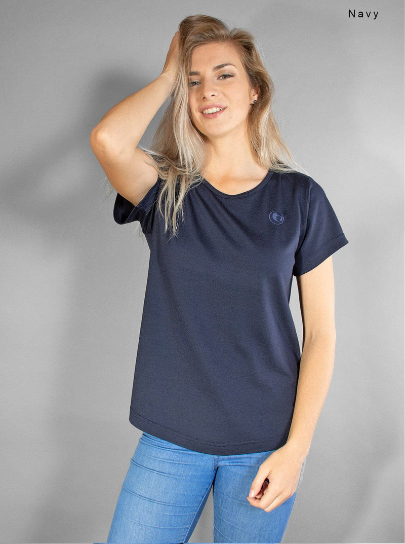 Mid - Merino Relax Tee - Glowing Sky New Zealand
