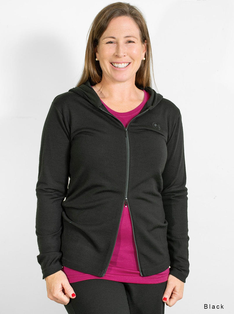 Outer - Merino Zip Hoodie - Glowing Sky New Zealand