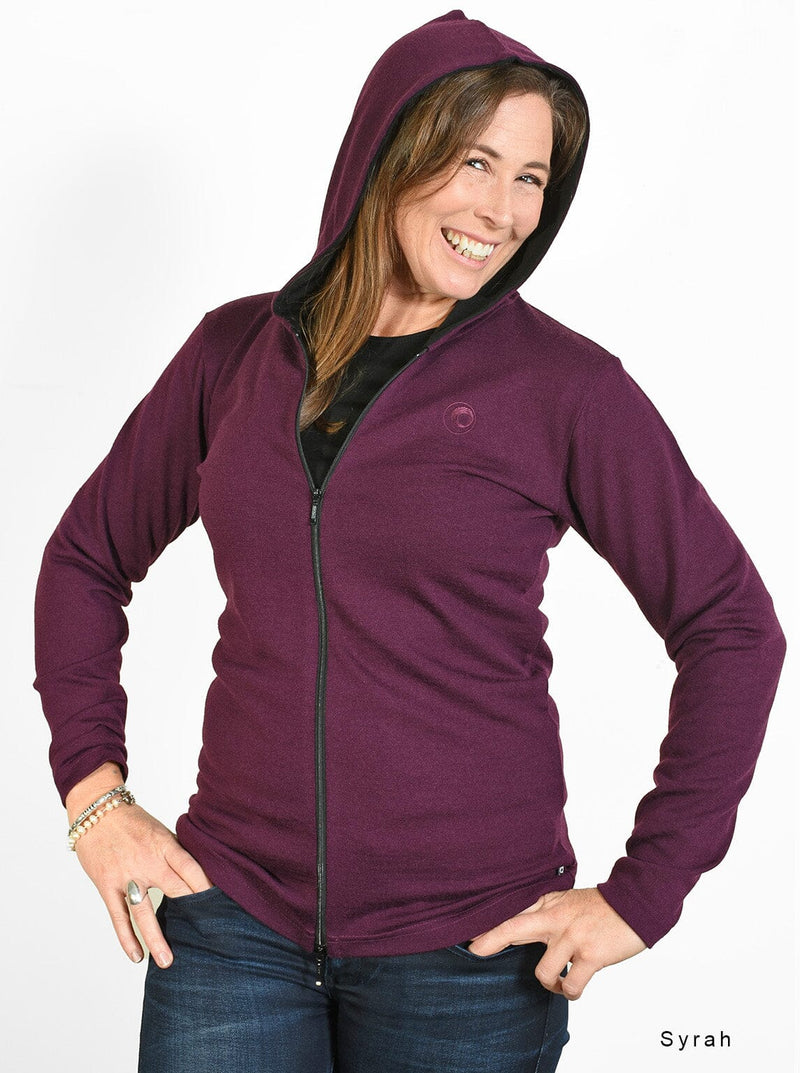 Outer - Merino Zip Hoodie - Glowing Sky New Zealand