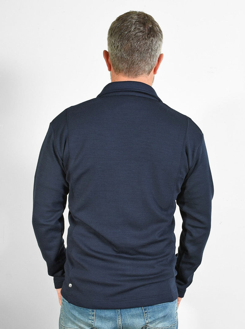 Outermost - Merino Zip Outermost Jacket with Zip Pockets - Glowing Sky New Zealand