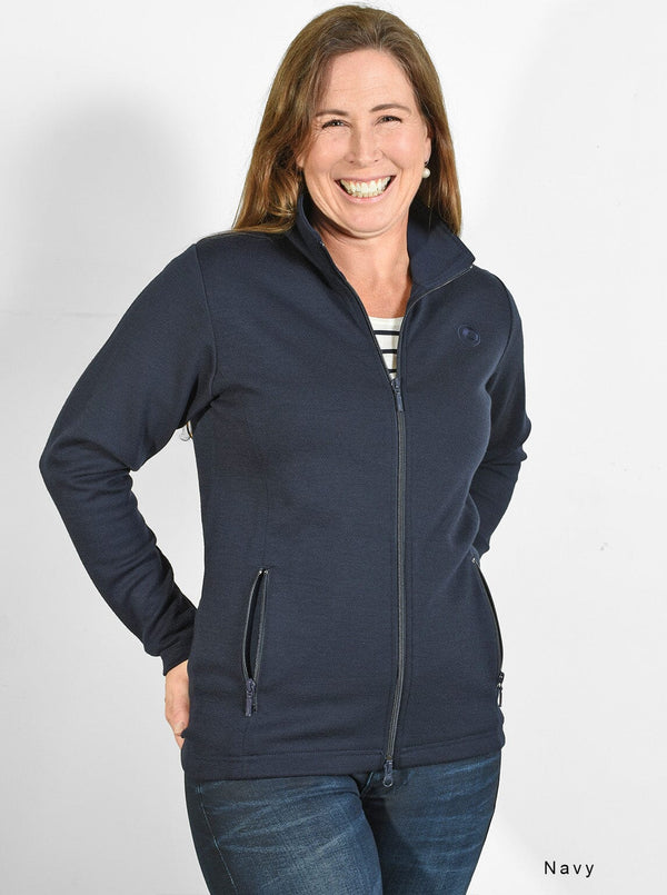 Outermost - Merino Zip Outermost Jacket with Zip Pockets - Glowing Sky New Zealand