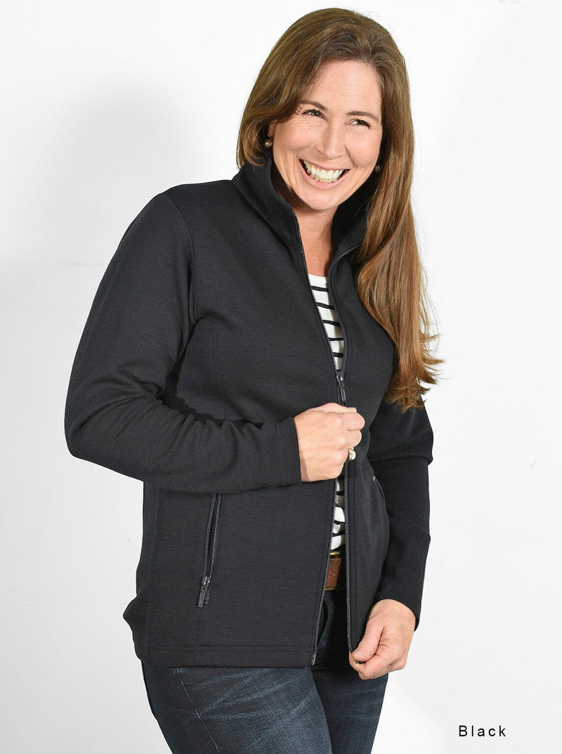 Outermost - Merino Zip Outermost Jacket with Zip Pockets - Glowing Sky New Zealand