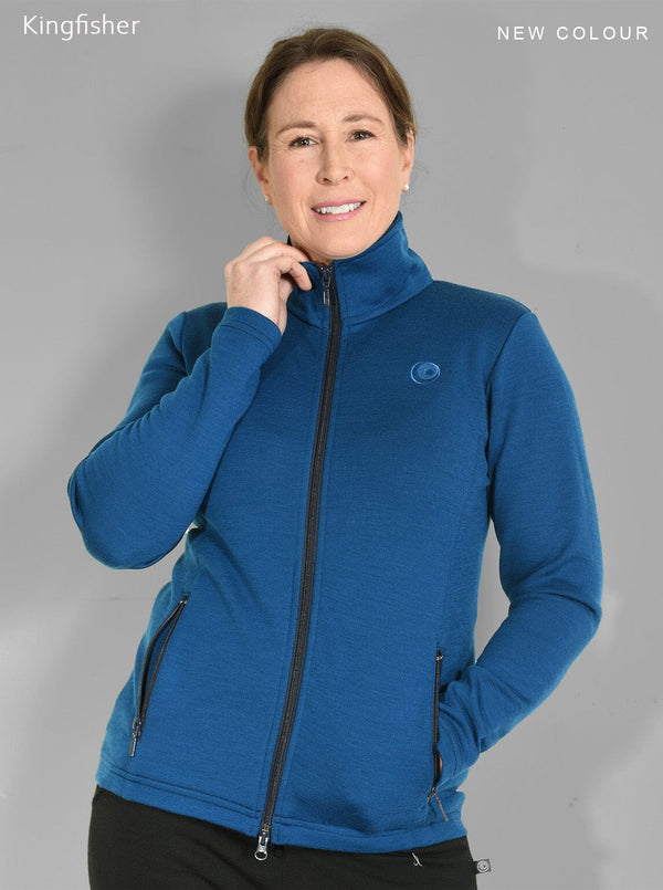 Outermost - Merino Zip Outermost Jacket with Zip Pockets - Glowing Sky New Zealand