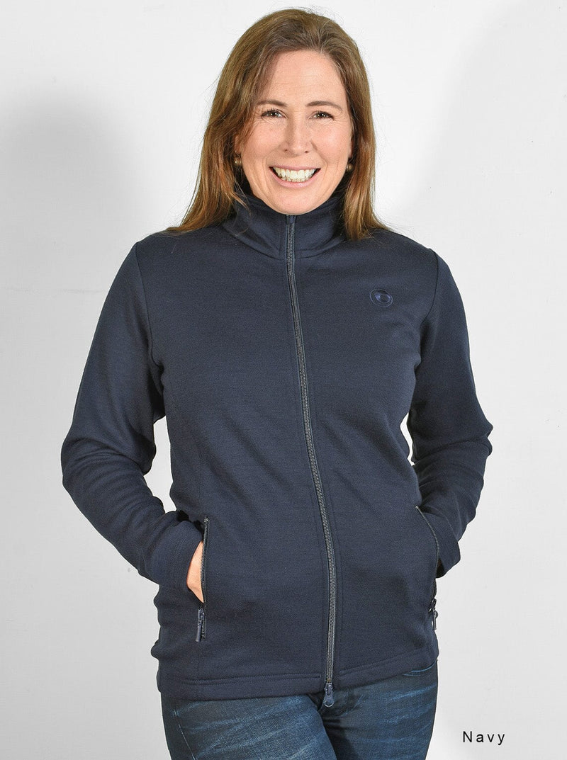 Outermost - Merino Zip Outermost Jacket with Zip Pockets - Glowing Sky New Zealand