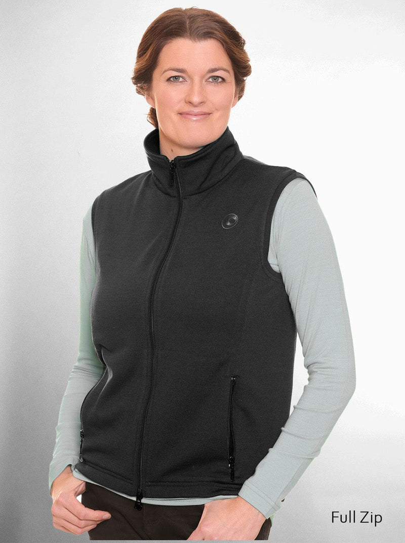 Outermost - Merino zip outermost vest with zip pockets - Glowing Sky New Zealand