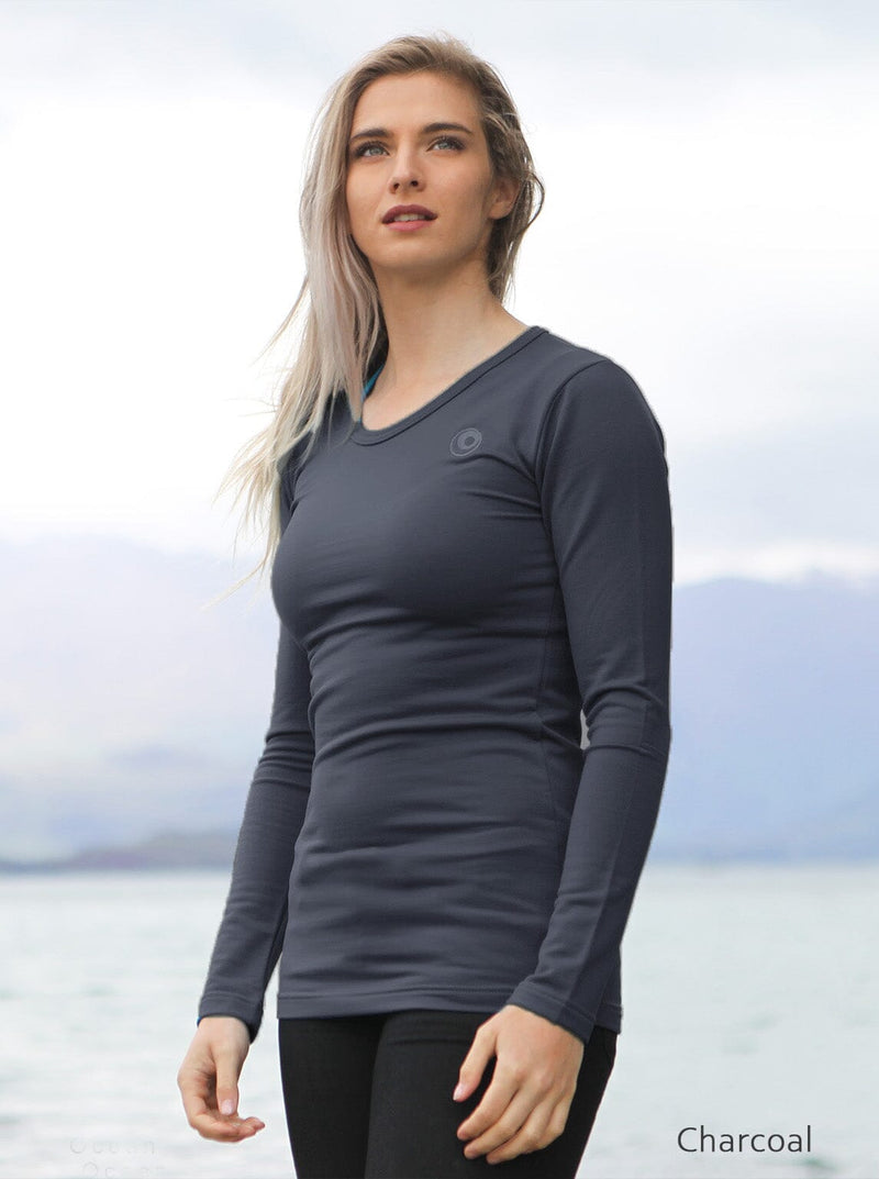 Tech - Tech Merino Wind Resistant Long Sleeve - Glowing Sky New Zealand