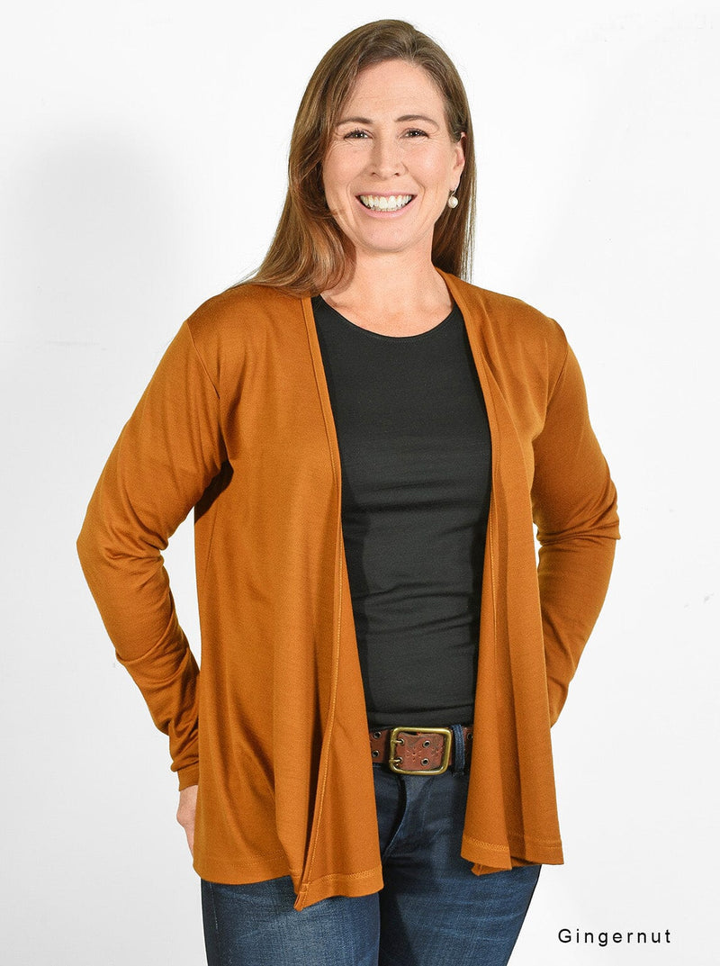 Mid - Tie Front Cardigan - Glowing Sky New Zealand