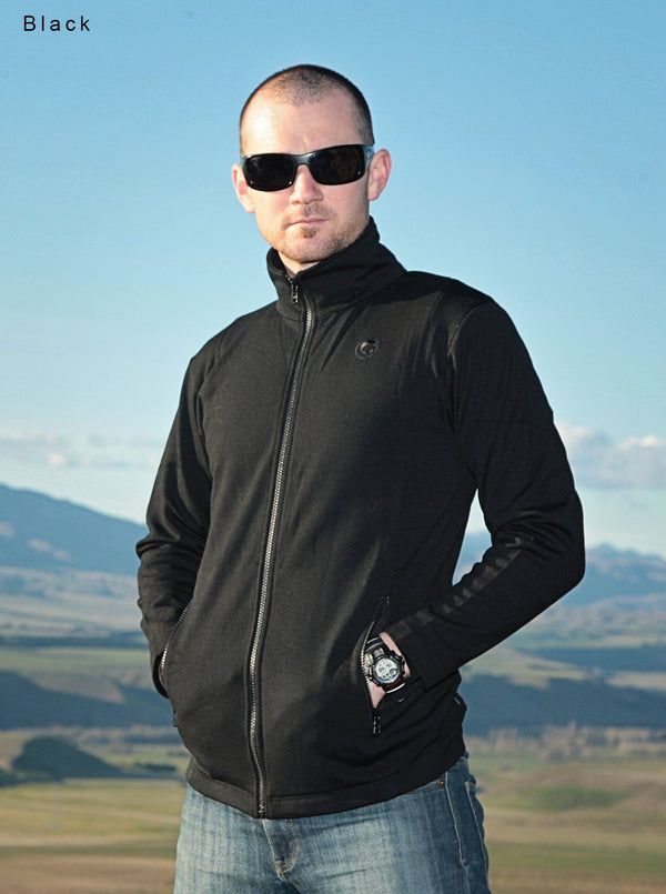 Outermost - Merino Zip Outermost Jacket with Zip Pockets - Glowing Sky New Zealand